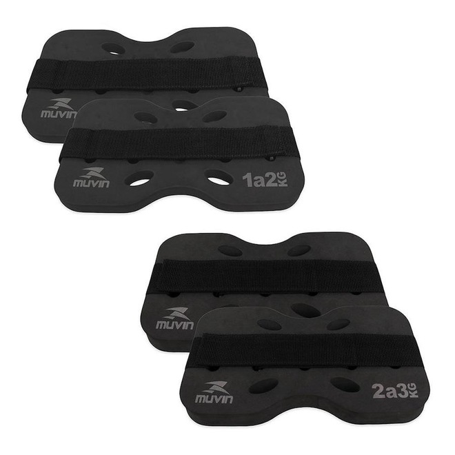 Kit Caneleira Hidroginástica - 1kg à 2kg + 2kg à 3kg - Foto 1