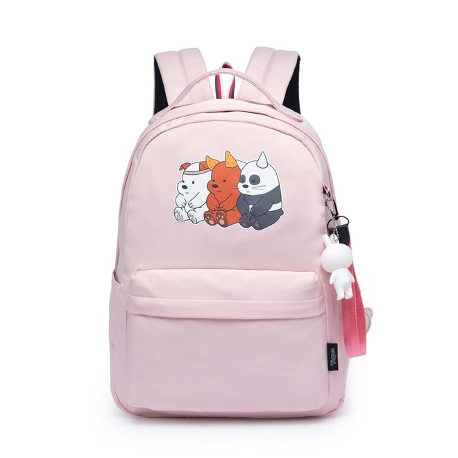 Mochila Escolar Yupe Chaveiro Estampada - 7 Litros - Infantil - Foto 1