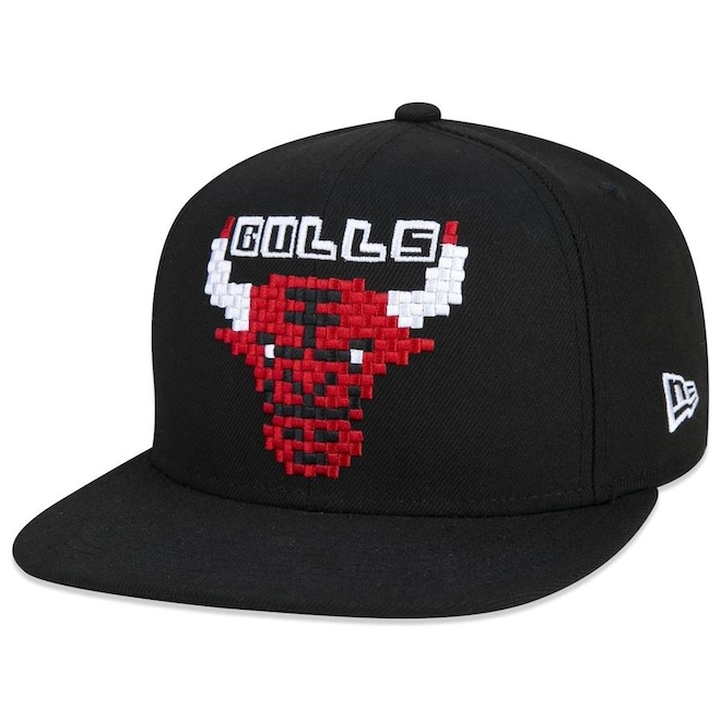 Boné Aba Reta New Era 9Fifty Fit Nba Chicago Bulls Tecnologic - Snapback - Adulto - Foto 1