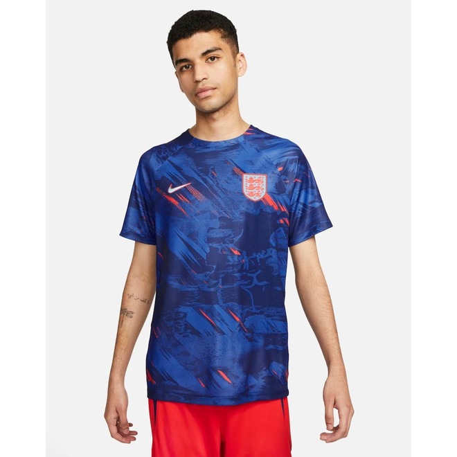 Camiseta Inglaterra Nike Pré-Jogo - Masculina - Foto 1