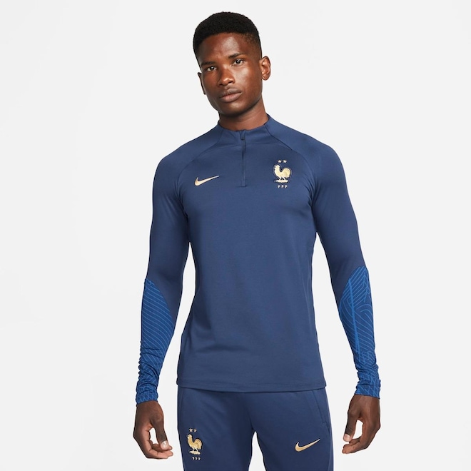 Camiseta França Nike Strike - Masculina - Foto 1