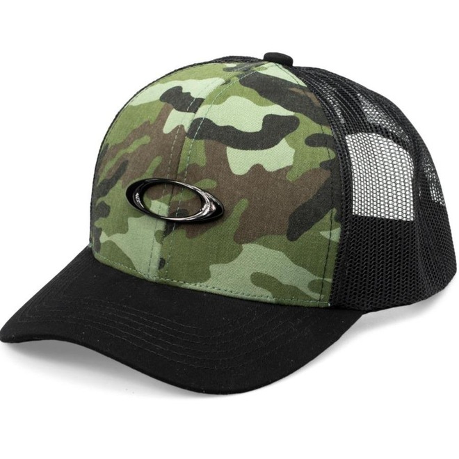 Boné Oakley Aba Curva Snapback Ellipse Camo Trucker - Adulto - Foto 1