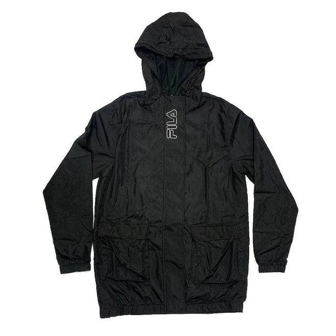 Jaqueta Corta Vento com Capuz Fila Pockets - Feminina - Foto 1