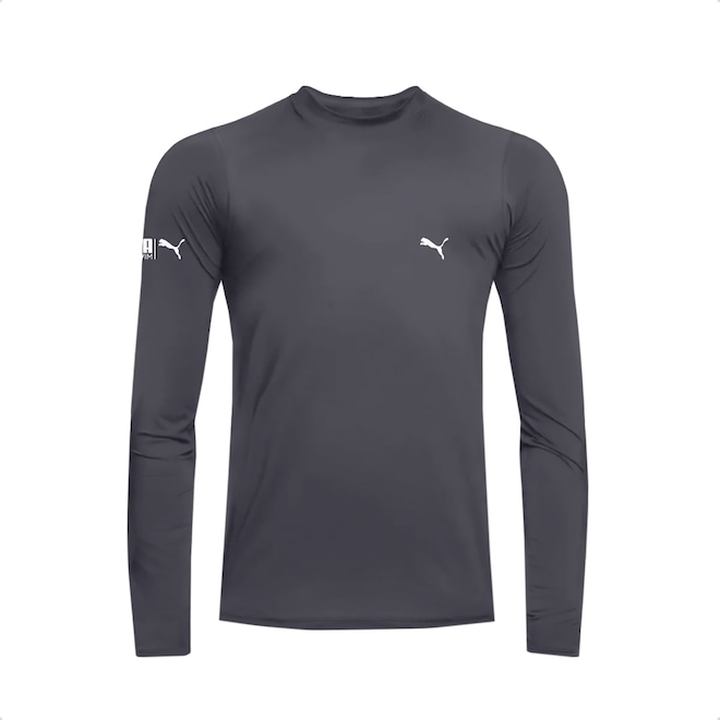 Camiseta Manga Longa Puma - Masculina - Foto 1