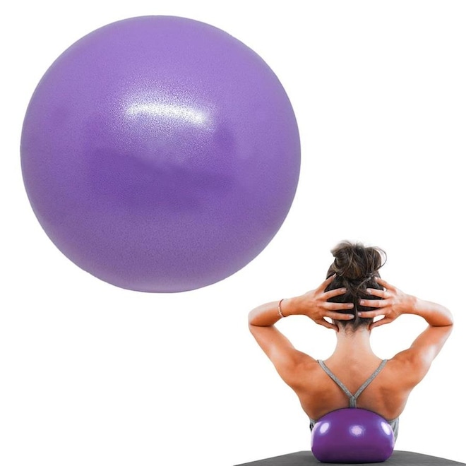 Mini Bola de Pilates Yoga Overball Fisio Antiderrapante Pista e Campo - 25cm - Foto 1