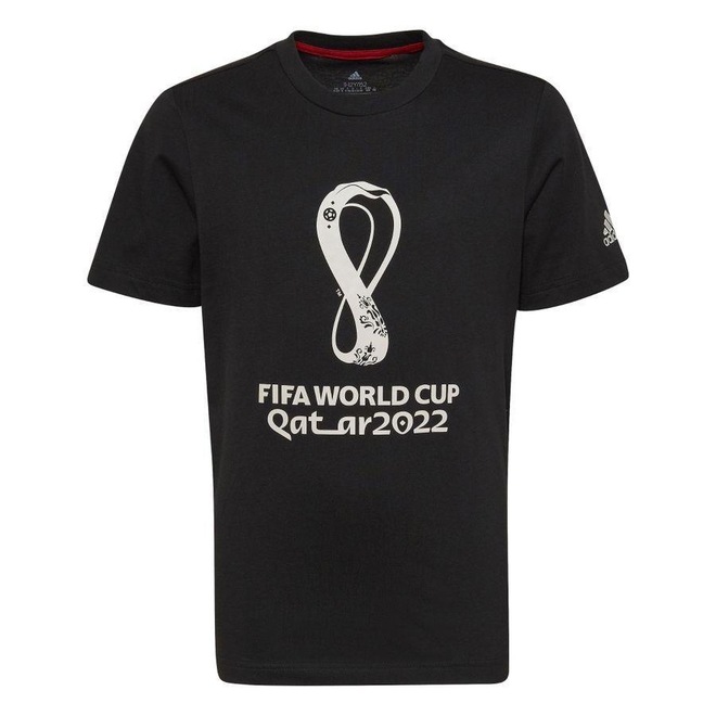 Camisa Oficial Copa Do Mundo adidas Fifa 2022 - Infantil - Foto 1