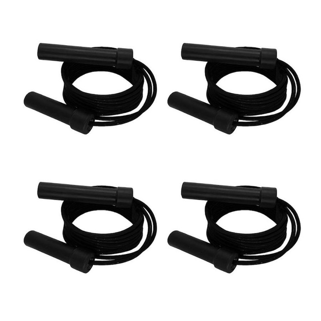 Kit de Cordas de Pular Spank Regulável com Rolamento - 4 Unds - Foto 1