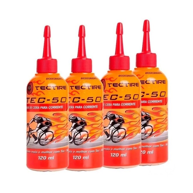 Kit de Lubrificantes Tectire Tec 50 Cera com 4 unidades - 120ml - Foto 1