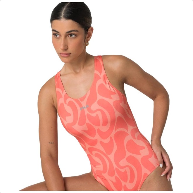 Maiô Fila Austrália Print - Adulto - Foto 1