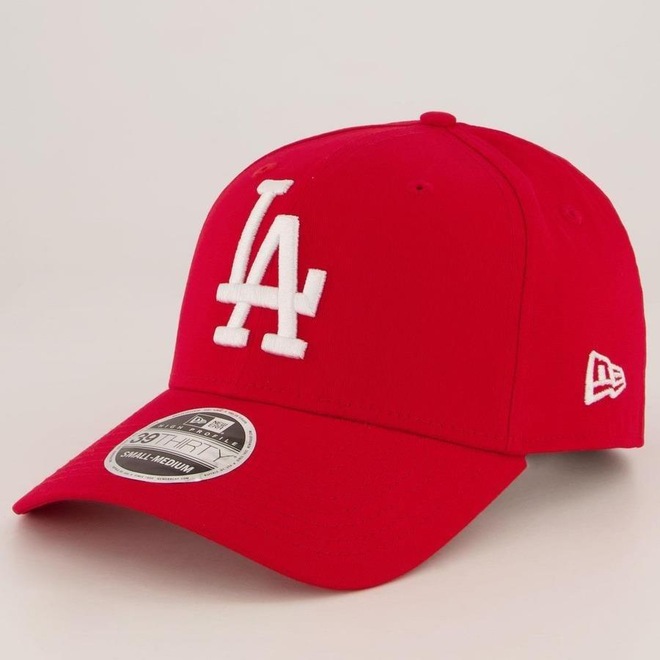 Boné Aba Curva New Era MLB Los Angeles Dodgers 3930 - Fechado - Foto 1