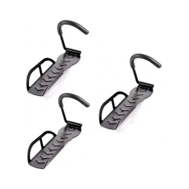 Kit de Suportes Parede Tangshan HX-83 Vertical Gancho Para Pendurar Bicicleta com 4 unidades - Foto 1