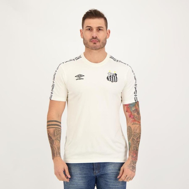 Camisa Umbro Santos Concentração 2022 - Masculina - Foto 1