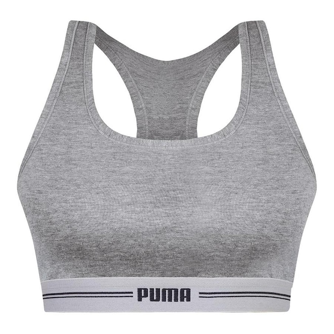 Top Fitness Puma Nadador Cotton - Feminino - Foto 1