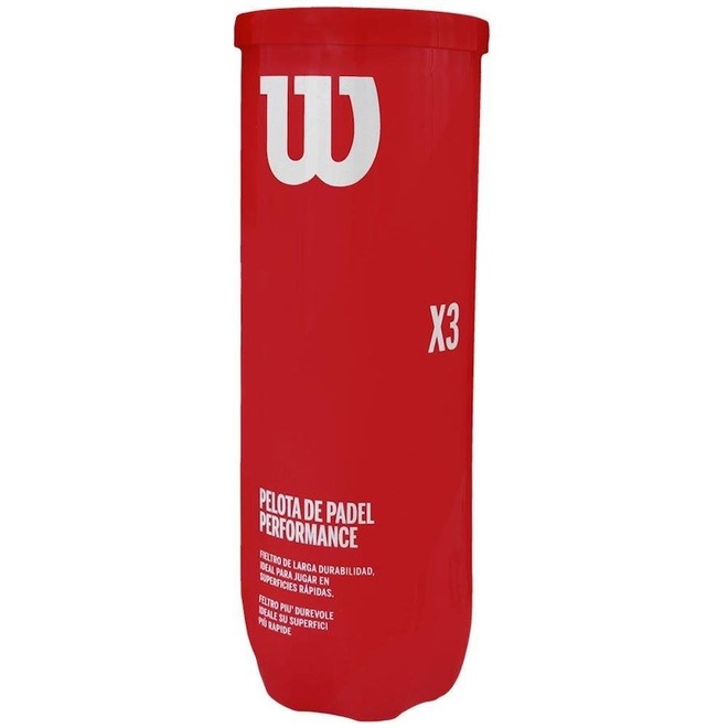 Kit de Bola de Padel Wilson Performance - 3 Unidades - Foto 1