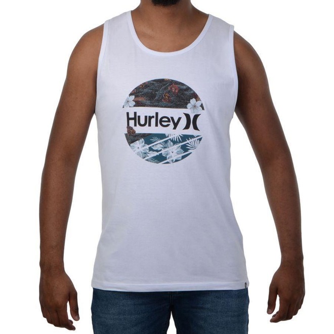Camiseta Regata Hurley Garden - Masculina - Foto 1