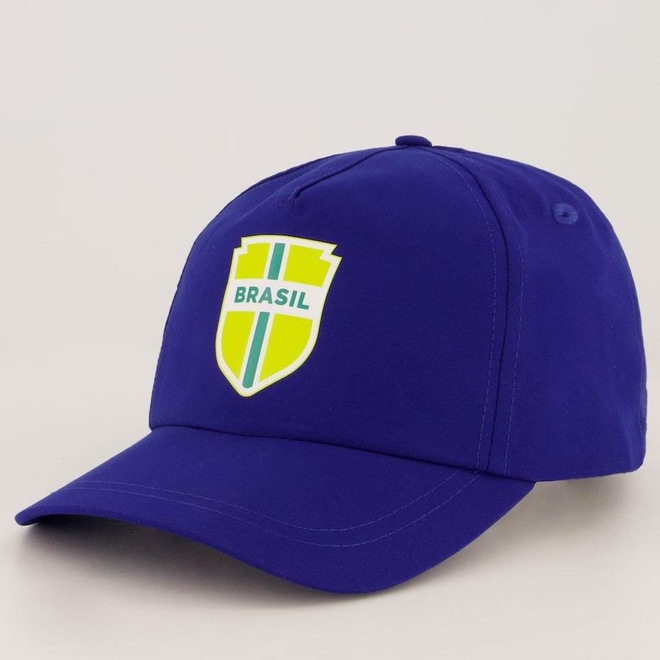 Boné Aba Curva Futfanatics Brasil - Velcro - Foto 1