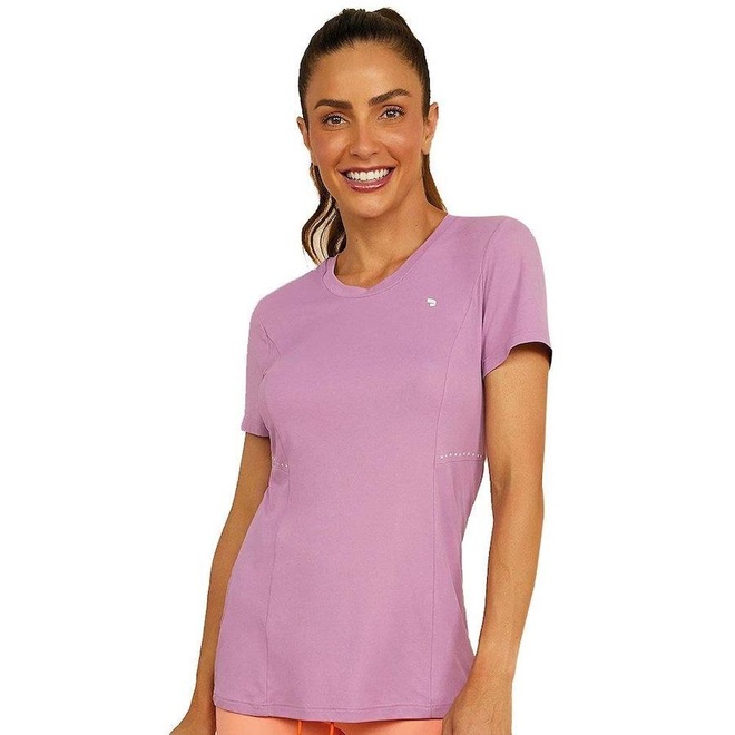 Camiseta Alto Giro Skin Fit - Feminina - Foto 1
