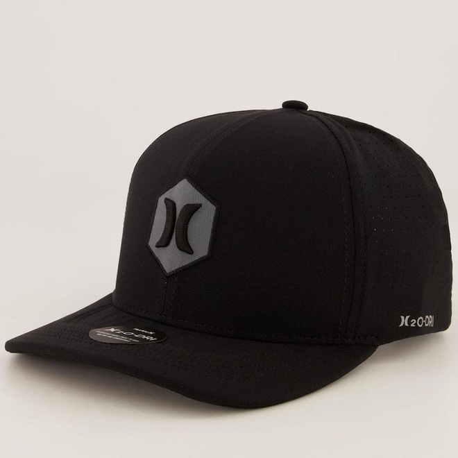 Boné Aba Curva Hurley Outdoor - Snapback - Adulto - Foto 1