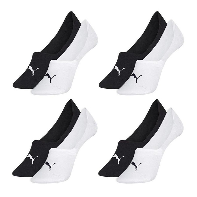 Kit de Meias Sapatilha Puma - Feminina - 8 Pares - 34 a 38 - Foto 1