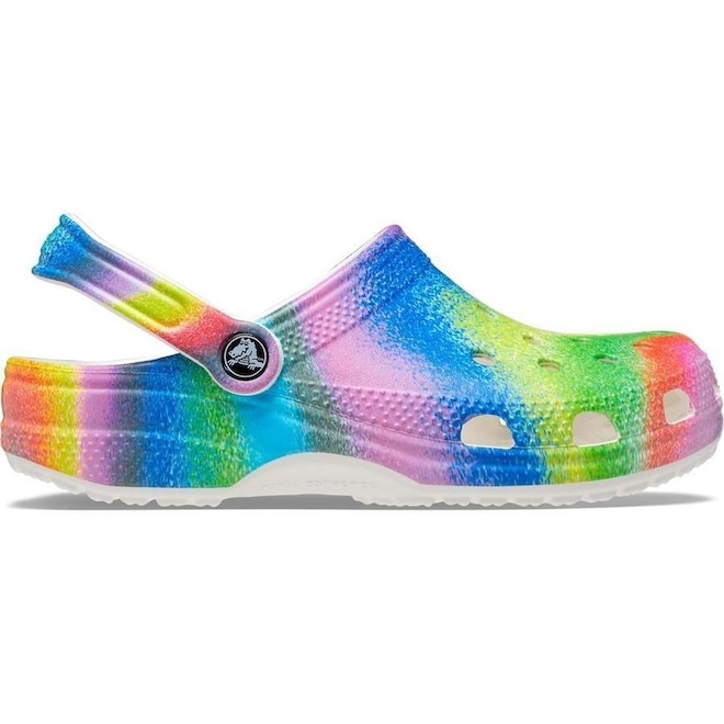 Sandália Crocs Classic Spray Dye Clog - Unissex - Foto 1