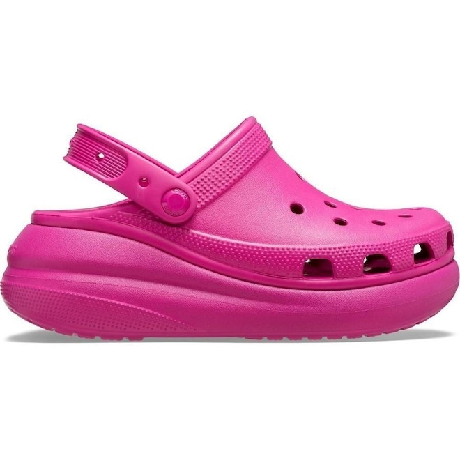 Sandália Crocs Classic Crush Clog - Feminina - Foto 1