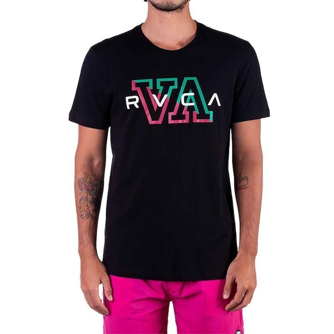 Camiseta Rvca Hampton - Masculina - Foto 1