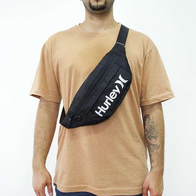 Pochete Shoulder Bag Hurley Imperméavel Bolsa Transversal - Foto 1