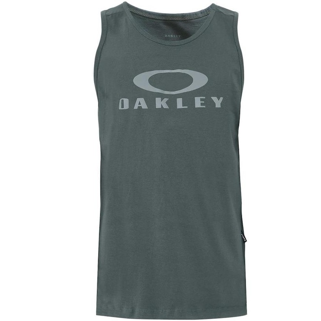 Camiseta Regata Oakley Bark Tank Forged Iron com Logo - Masculina - Foto 1