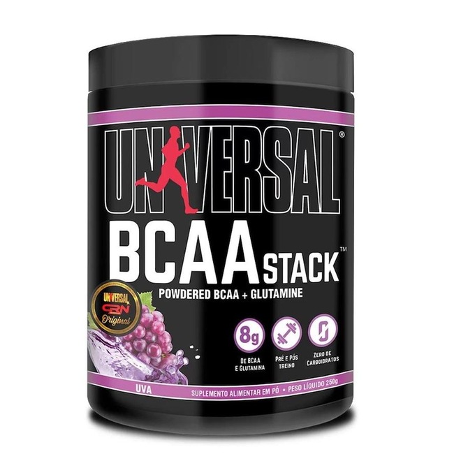 BCAA Universal Nutrition Stack - Natural - 250g - Foto 1