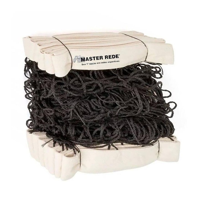 Rede Oficial de Vôlei 4 Lonas Profissional modelo VO-4-4A Fio 4mm Seda Master Rede - Foto 1