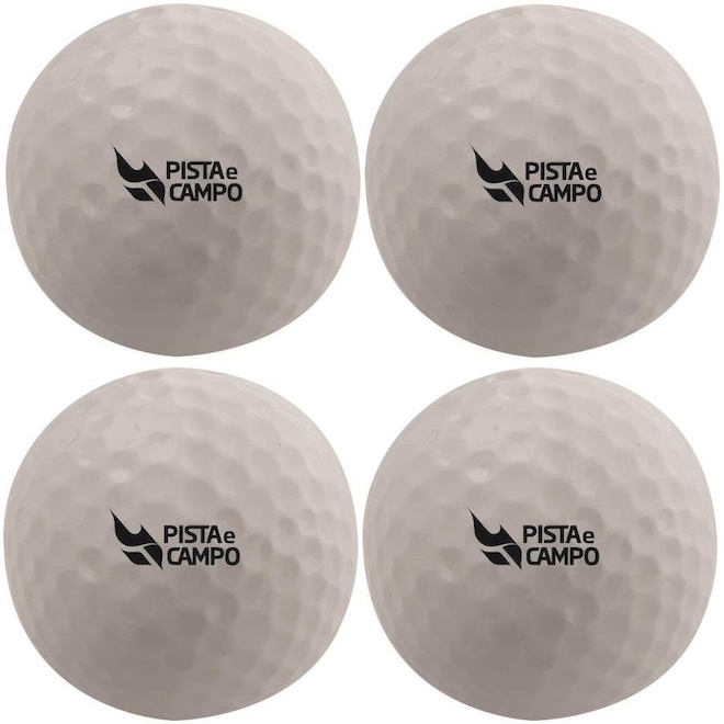 Kit de Bolas de Golfe e Minigolfe Pista e Campo para Treinamento com 4 Unidades - Foto 1