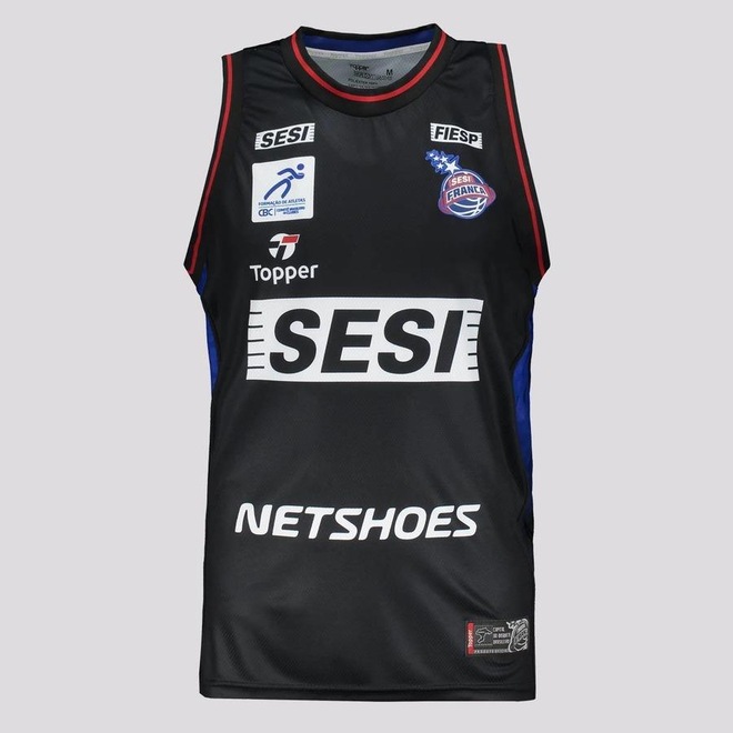 Camiseta Regata Topper NBB SESI Franca 2023 - Masculina - Foto 1