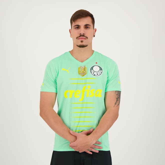 Camisa do Palmeiras Puma III 2022 Campeão Brasileiro - Masculina - Foto 1