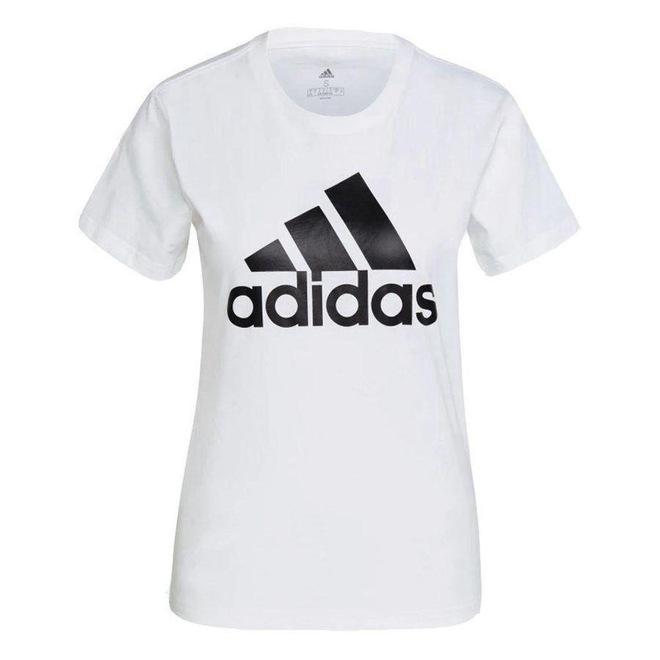 Camiseta adidas Loungewear Essentials Logo - Feminina - Foto 1