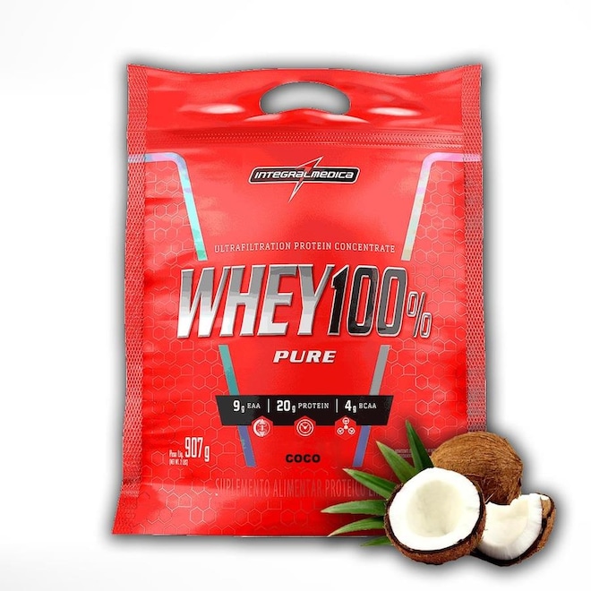 Whey Protein 100% Pure Concentrado Integralmédica Refil - Foto 1