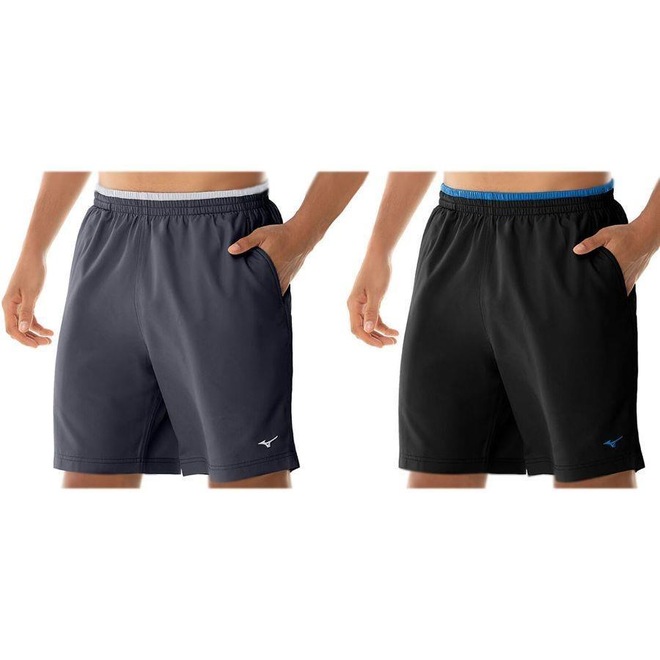 Kit de Bermuda Tennis Mizuno - 2 Unidades - Masculino - Foto 1