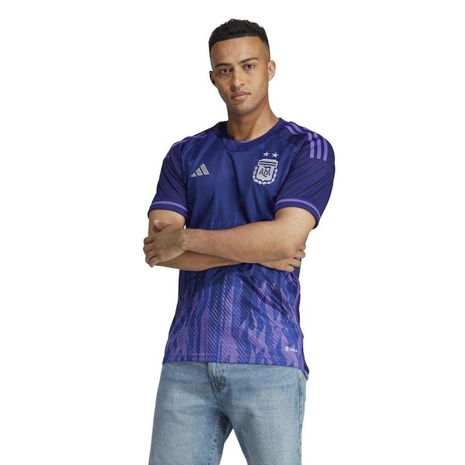 Camisa adidas Argentina II 2022 - Masculina - Foto 1
