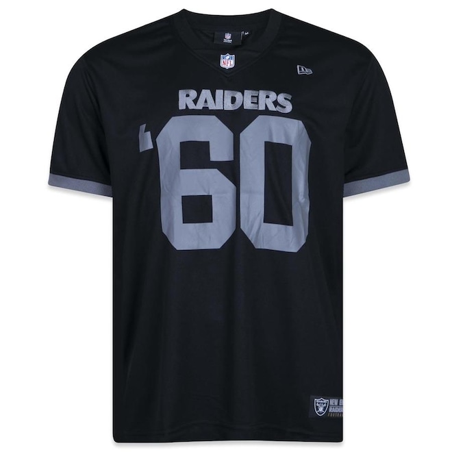 Camiseta New Era Jersey NFL Las Vegas Raiders Core - Masculina - Foto 1