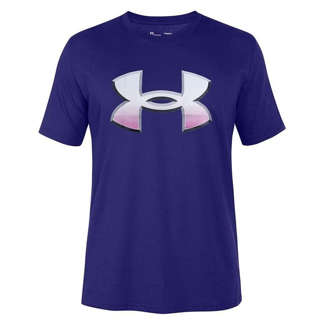 Camiseta Under Armour Big Logo 2.0 SS Lam - Masculina - Foto 1
