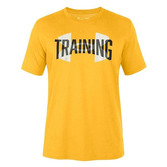 Camiseta Masculina Under Armour Manga Curta Training Overlay BR - Foto 1