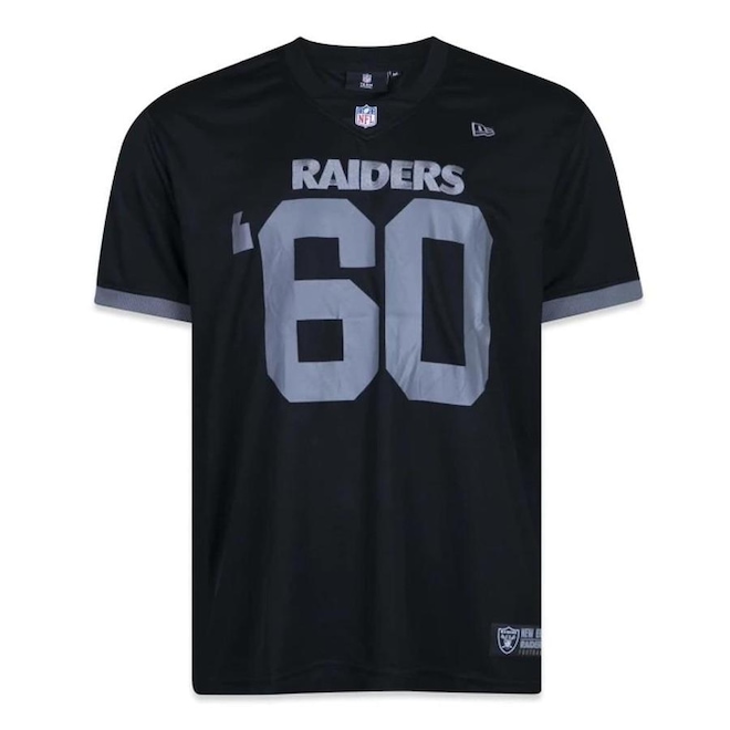 Camiseta New Era Jersey Las Vegas Raiders Core - Masculina - Foto 1
