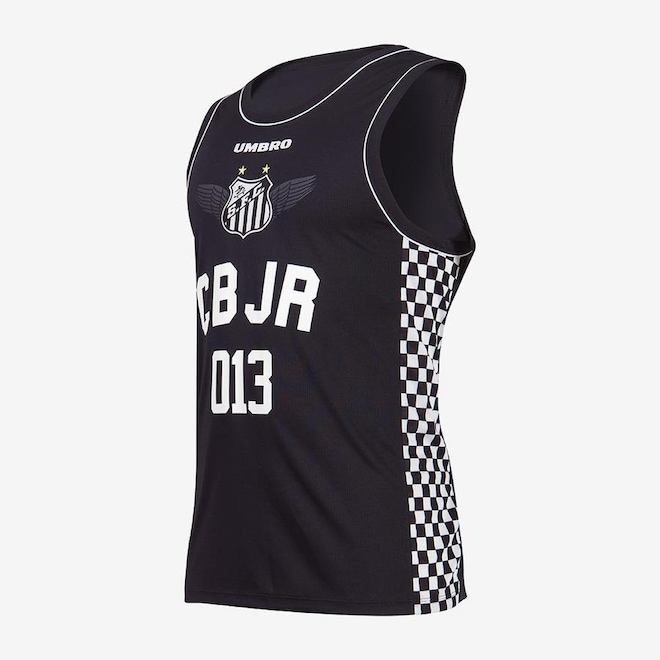 Camiseta Regata do Santo Umbro Charlie Brown Jr Zóio de Lula - Masculina - Foto 1