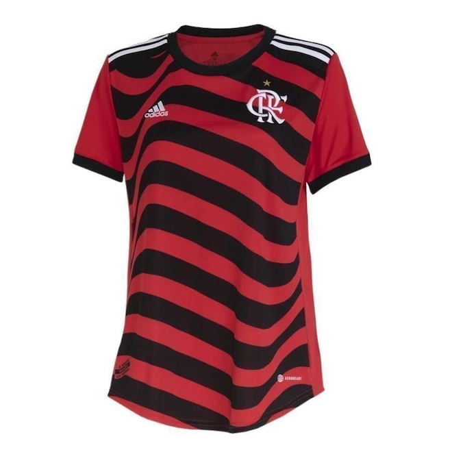 Camisa do Flamengo III 22/23 Torcedor adidas - Infantil - Foto 1