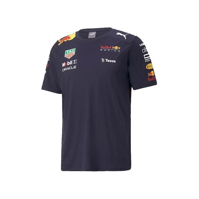 Camiseta Puma Red Bull Racing Team - Masculina - Foto 1