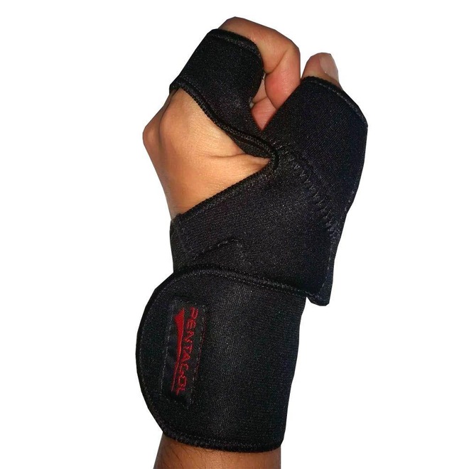 Luvas para Musculação Pentagol com Munhequeira - Adulto - Foto 1