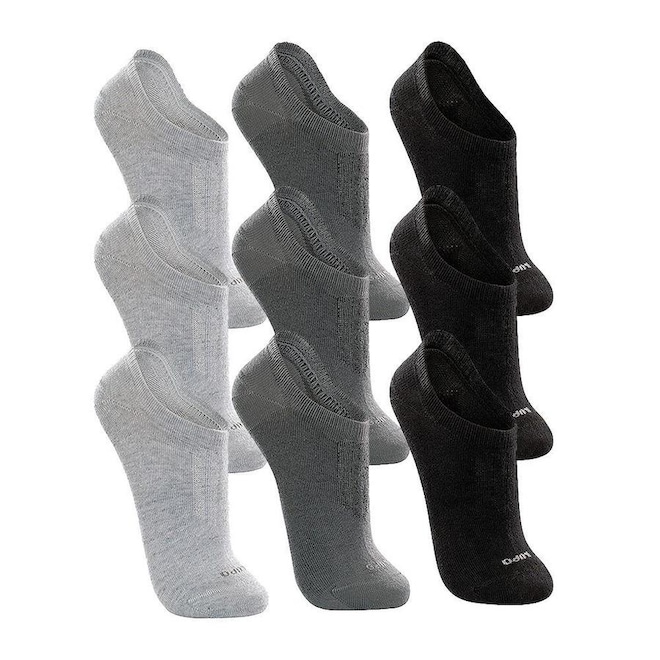 Kit de Meias sem Cano Lupo Sport - 9 Pares - Adulto - Foto 1