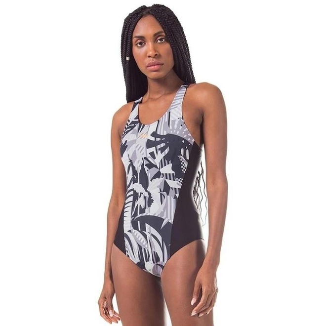 Maiô para Natação Fila Tri Summer Deep Colors - Adulto - Foto 1