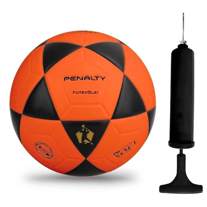 Kit Bola de Futevôlei Penalty Altinha XXI + Bomba de Ar - Foto 1