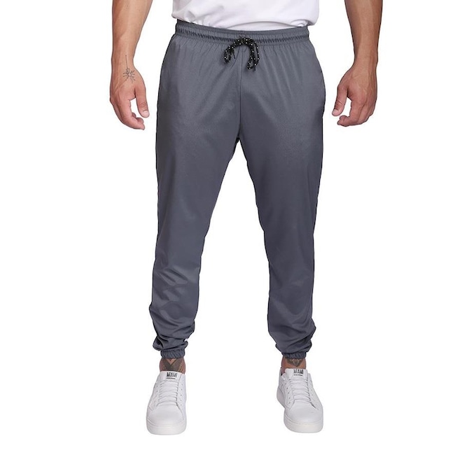 Calça Jogger Resina Tactel 3 Bolsos - Masculina - Foto 1