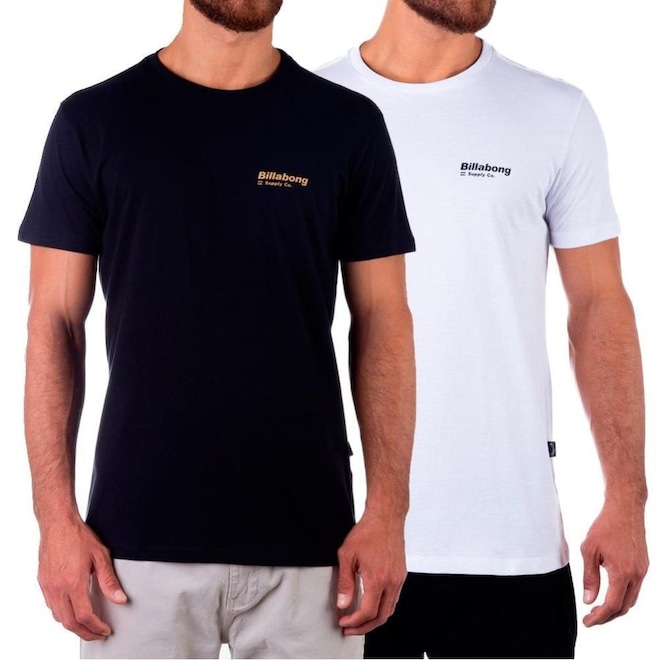Kit Camisetas Billabong 2PK Walled SM23 - 2 Unidades - Masculino - Foto 1